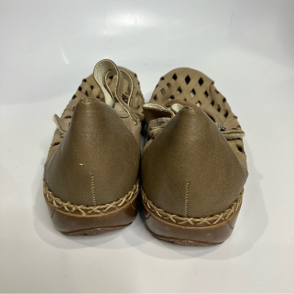 Rieker Doris 75 cut out shoes tan size 40 - Picture 5 of 8